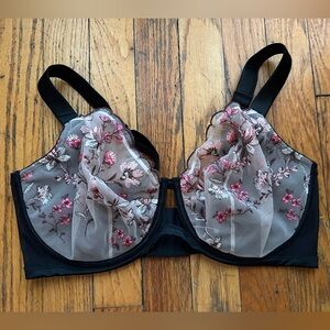 Paramour Unlined Embroidery Bra